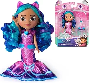 DreamWorks GABBY'S Dollhouse The Movie, Mer-Tastic Gabby Doll, with Mermaid Themed Doll Clothes & Doll Accessories, Kids Toys for Girls & Boys Ages 3 and Up