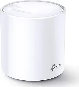 TP-Link Deco WiFi 6 Mesh WiFi System(Deco X20) - Covers up to 2200 Sq.Ft, Replaces Wireless Internet Routers and Extenders, 1-Pack
